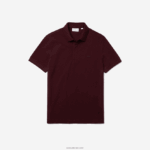 Lacoste חכם פריז מתיחה כותנה פיקה פולו DZ4D0D764 בורדו sxl גברים - Image 3