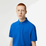 Lacoste חכם פריז מתיחה כותנה פיקה פולו DZ4D0D78 כחול kxb גברים - Image 2