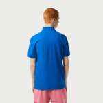 Lacoste חכם פריז מתיחה כותנה פיקה פולו DZ4D0D78 כחול kxb גברים - Image 3