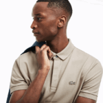 Lacoste חכם פריז מתיחה כותנה פיקה פולו DZ4D0D79 בז' ae0 גברים
