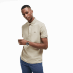 Lacoste חכם פריז מתיחה כותנה פיקה פולו DZ4D0D79 בז' ae0 גברים - Image 5