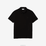 Lacoste חכם פריז מתיחה כותנה פיקה פולו DZ4D0D81 שחור 031 גברים - Image 4