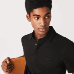 Lacoste חכם פריז מתיחה כותנה פיקה פולו DZ4D0D81 שחור 031 גברים - Image 6