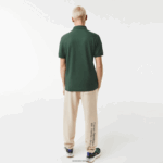 Lacoste חכם פריז מתיחה כותנה פיקה פולו DZ4D0D854 ירוק 5hx גברים - Image 3