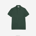 Lacoste חכם פריז מתיחה כותנה פיקה פולו DZ4D0D854 ירוק 5hx גברים - Image 4
