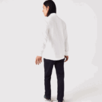 Lacoste חכם פריז שרוולים ארוכים מתיחה כותנה פיקה פולו DZ4D0D666 לבן 001 גברים - Image 3