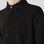 Lacoste חכם פריז שרוולים ארוכים מתיחה כותנה פיקה פולו DZ4D0D667 שחור 031 גברים - Image 4