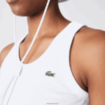 Lacoste חלק עליון ללא שרוולים DZ4D0D2587 לבן 001 נשים - Image 2