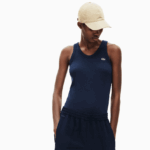 Lacoste חלק עליון ללא שרוולים DZ4D0D2588 כחול כהה 166 נשים