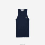 Lacoste חלק עליון ללא שרוולים DZ4D0D2588 כחול כהה 166 נשים - Image 4