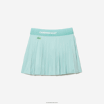 Lacoste חצאיות טניס קפלים עם מכנסיים קצרים מובנים DZ4D0D2389 צהוב ירוק בהיר נשים - Image 4