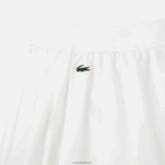 Lacoste חצאית גולף קצרה מובנית DZ4D0D2419 לבן nyv נשים - Image 6