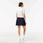 Lacoste חצאית גולף קצרה מובנית DZ4D0D2420 כחול כהה 423 נשים - Image 3