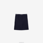 Lacoste חצאית ג'רסי קפלים DZ4D0D3091 כחול כהה 166 בנות - Image 5
