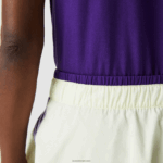 Lacoste חצאית טניס קצרה מובנית DZ4D0D2592 צהוב סגול 4xk נשים - Image 7
