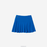 Lacoste חצאית מיני מתיחה DZ4D0D3097 כחול kxb בנות - Image 4