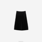 Lacoste חצאית קפלים גולשת במותן אלסטית DZ4D0D2601 שחור 031 נשים - Image 4