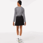 Lacoste חצאית קפלים גמישה במותן DZ4D0D2352 שחור 031 נשים - Image 3