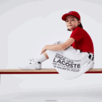 Lacoste חצאית קפלים ג'רסי DZ4D0D3291 לבן 001 בנות