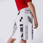 Lacoste חצאית קפלים ג'רסי DZ4D0D3291 לבן 001 בנות - Image 7