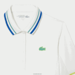 Lacoste טניס פיקה פולו יבש במיוחד DZ4D0D2366 לבן 70V נשים - Image 5