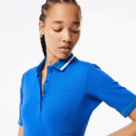 Lacoste טניס פיקה פולו יבש במיוחד DZ4D0D2367 כחול kxb נשים - Image 2