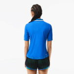 Lacoste טניס פיקה פולו יבש במיוחד DZ4D0D2367 כחול kxb נשים - Image 3
