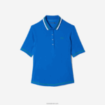 Lacoste טניס פיקה פולו יבש במיוחד DZ4D0D2367 כחול kxb נשים - Image 4