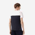 Lacoste טניס x daniil medvedev חולצת טריקו DZ4D0D26 לבן כחול כתום wyi גברים - Image 3
