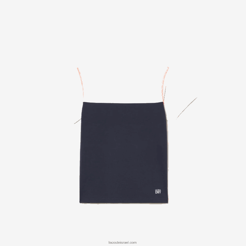 Lacoste טניס x daniil medvedev חולצת טריקו DZ4D0D3005 לבן כחול כתום wyi בנים - Image 5