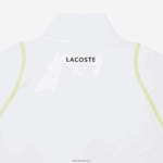 Lacoste טניס x daniil medvedev סווטשירט עם רוכסן DZ4D0D311 לבן צהוב wui גברים - Image 4