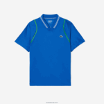 Lacoste טניס x Daniil Medvedev פולו DZ4D0D234 כחול kxb גברים - Image 4