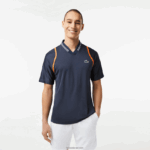 Lacoste טניס x Daniil Medvedev פולו DZ4D0D235 כחול kxe גברים