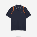 Lacoste טניס x Daniil Medvedev פולו DZ4D0D235 כחול kxe גברים - Image 4