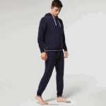 Lacoste טרקלין טרקלין טרקלין עם רוכסן DZ4D0D1276 כחול כהה 166 גברים