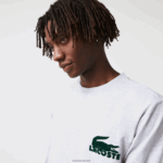 Lacoste טרקלין טרקלין צמר כותנה DZ4D0D1386 אפור צ'ין ירוק y9k גברים - Image 4