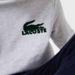 Lacoste טרקלין טרקלין צמר כותנה DZ4D0D1386 אפור צ'ין ירוק y9k גברים - Image 7