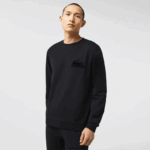 Lacoste טרקלין טרקלין צמר כותנה DZ4D0D1387 שחור c31 גברים