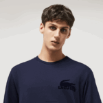 Lacoste טרקלין טרקלין צמר כותנה DZ4D0D1388 כחול כהה 423 גברים