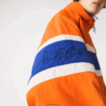 Lacoste יש לי מעיל סוודר מרופד DZ4D0D1300 כתום כחול בז' 0d8 גברים - Image 4