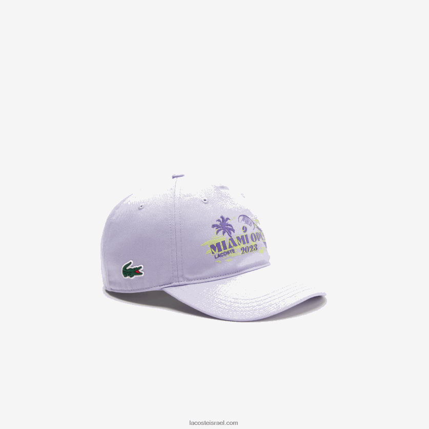 Lacoste כובע אריג מהדורה הפתוחה של sport miami DZ4D0D2173 סגול 3k0 גברים - Image 2