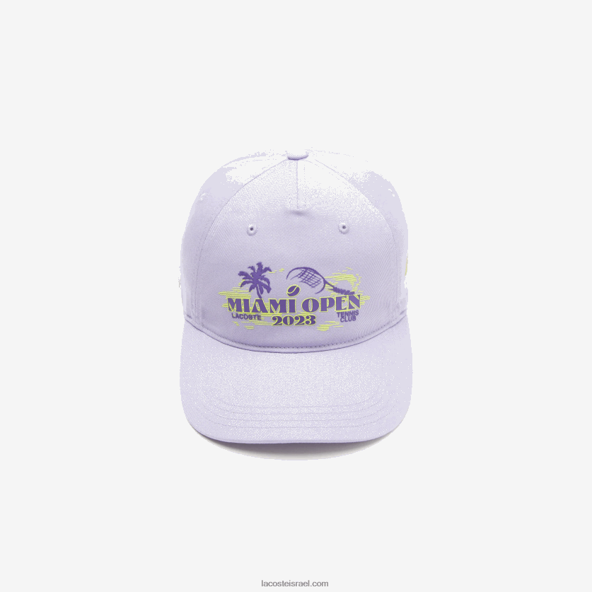 Lacoste כובע אריג מהדורה הפתוחה של sport miami DZ4D0D2173 סגול 3k0 גברים - Image 4