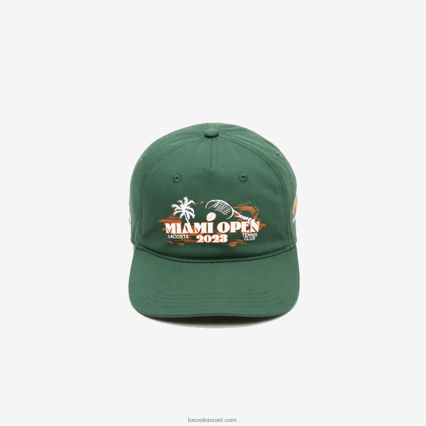 Lacoste כובע אריג מהדורה הפתוחה של sport miami DZ4D0D2175 ירוק 132 גברים - Image 3
