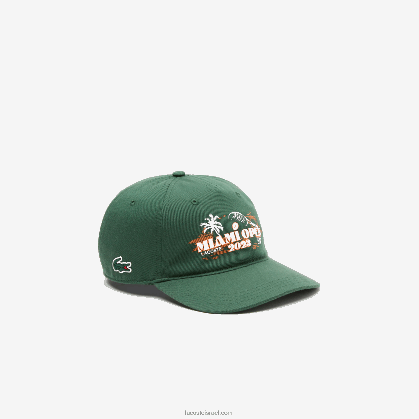 Lacoste כובע אריג מהדורה הפתוחה של sport miami DZ4D0D2175 ירוק 132 גברים - Image 1