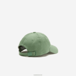 Lacoste כובע אריג מכותנה אורגנית מתכווננת DZ4D0D2178 ירוק חאקי kx5 גברים - Image 2