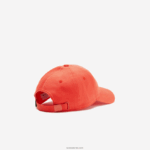 Lacoste כובע אריג מכותנה אורגנית מתכווננת DZ4D0D2187 כתום 02k גברים - Image 2
