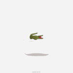 Lacoste כובע אריג מכותנה אורגנית מתכווננת DZ4D0D2139 לבן 001 גברים - Image 3