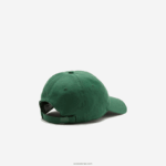 Lacoste כובע אריג מכותנה אורגנית מתכווננת DZ4D0D2268 ירוק 132 גברים - Image 3