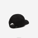 Lacoste כובע אריג מכותנה אורגנית DZ4D0D2151 שחור 031 גברים - Image 2