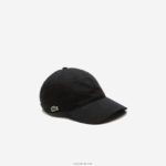 Lacoste כובע אריג מכותנה אורגנית DZ4D0D2181 שחור 031 גברים - Image 2